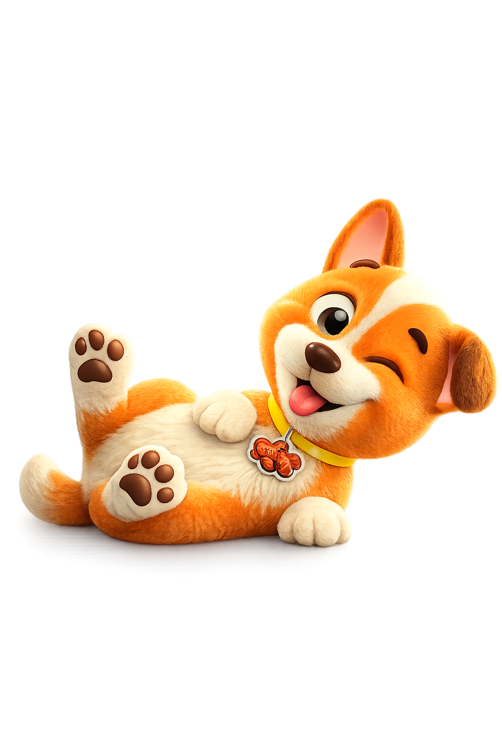 Mascote CatDog&Cia em banner promocional